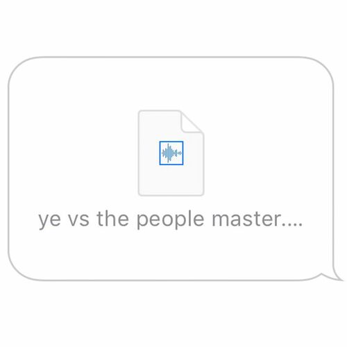 Ye vs. the People (starring TI as the People) از Kanye West