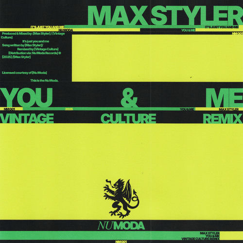 You & Me (Vintage Culture Remix) از Max Styler